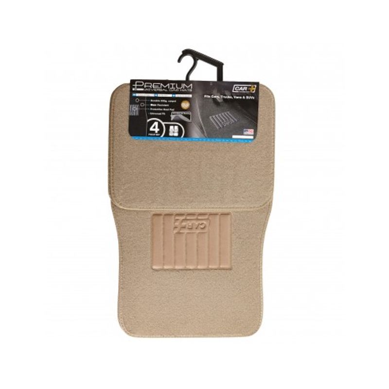 Auto si Moto - Intretinere auto - Covorase auto - Covorase auto universale, 4 buc din mocheta , Bej - Infinity.ro