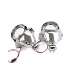 Auto si Moto - Piese auto si accesorii - Caroserie - Faruri, stopuri si proiectoare - Lupe pentru far Bixenon Mini H1 3″ cu ornamente la alegere incluse Z114-Black - Infinity.ro
