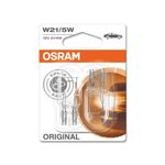Auto si Moto - Electrice auto - Iluminare si semnalizare - Becuri auto - Set 2 Becuri 12V W21/5W Original, Osram - Infinity.ro