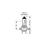 Auto si Moto - Electrice auto - Iluminare si semnalizare - Becuri auto - Bec H7 Original Osram 12V, 55W - Infinity.ro