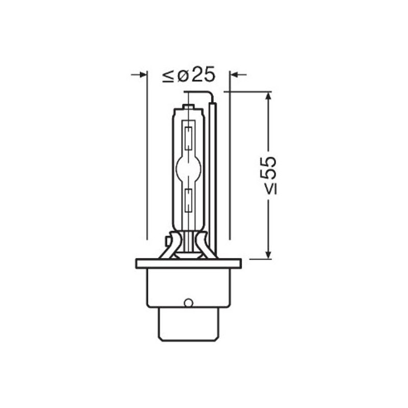 Auto si Moto - Electrice auto - Iluminare si semnalizare - Becuri auto - Bec auto Xenon D2S Osram Cool Blue Intense Next Gen +150% 35W 85V - Infinity.ro