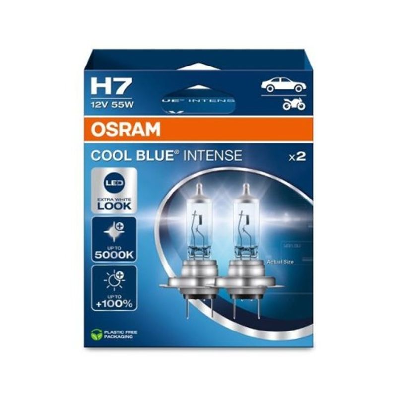 Auto si Moto - Electrice auto - Iluminare si semnalizare - Becuri auto - Set 2 buc Bec H7 Cool Blue Intense Osram NextGen 12V 55W - Infinity.ro