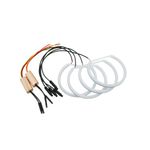 Auto si Moto - Electrice auto - Iluminare si semnalizare - Becuri auto - Kit Angel Eyes LED COTTON cu semnalizare pentru BMW E46 COMPACT 2x106mm semi + 2x131mm - Infinity.ro