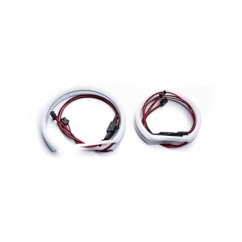 Auto si Moto - Electrice auto - Iluminare si semnalizare - Becuri auto - Kit Angel Eyes LED COTTON pentru BMW X3 E83 - 2x106mm + 2x131mm - Infinity.ro