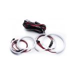 Auto si Moto - Electrice auto - Iluminare si semnalizare - Becuri auto - Kit Angel Eyes LED COTTON pentru BMW E60 2x106mm + 2x146mm - Infinity.ro