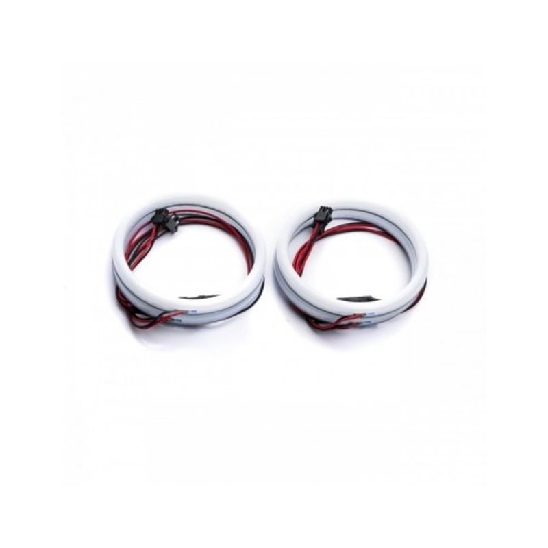 Auto si Moto - Electrice auto - Iluminare si semnalizare - Becuri auto - Kit Angel Eyes LED COTTON pentru BMW E46 Coupe/Cabrio cu Facelift (2003 - 2006), far cu lupa 4X106mm - Infinity.ro