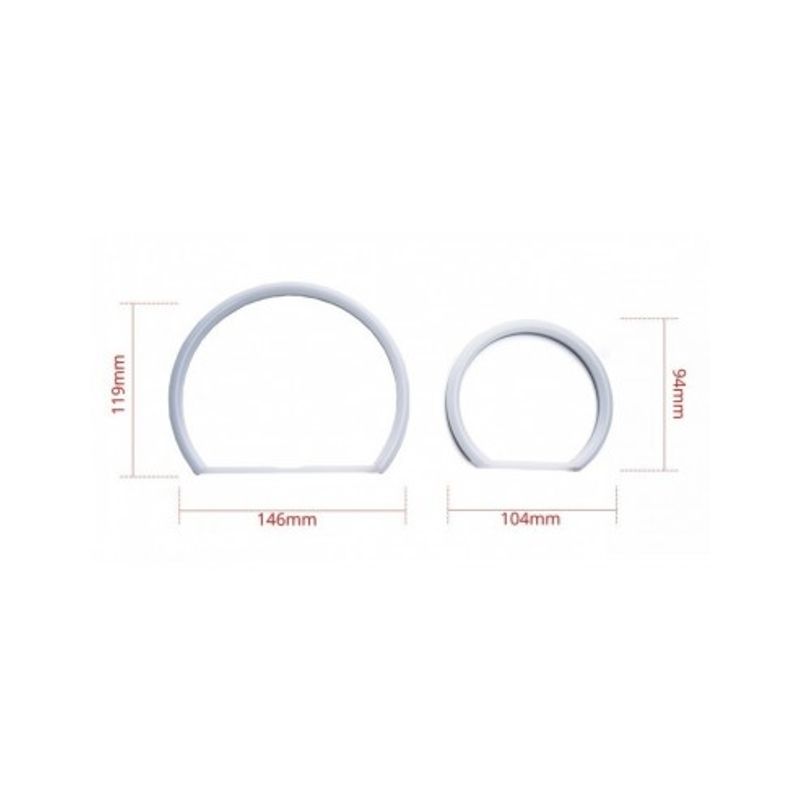 Auto si Moto - Electrice auto - Iluminare si semnalizare - Becuri auto - Kit Angel Eyes LED COTTON pentru BMW E60 2x106mm + 2x146mm - Infinity.ro