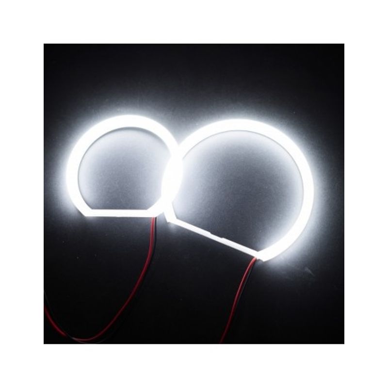 Auto si Moto - Electrice auto - Iluminare si semnalizare - Becuri auto - Kit Angel Eyes LED COTTON pentru BMW X3 E83 - 2x106mm + 2x131mm - Infinity.ro