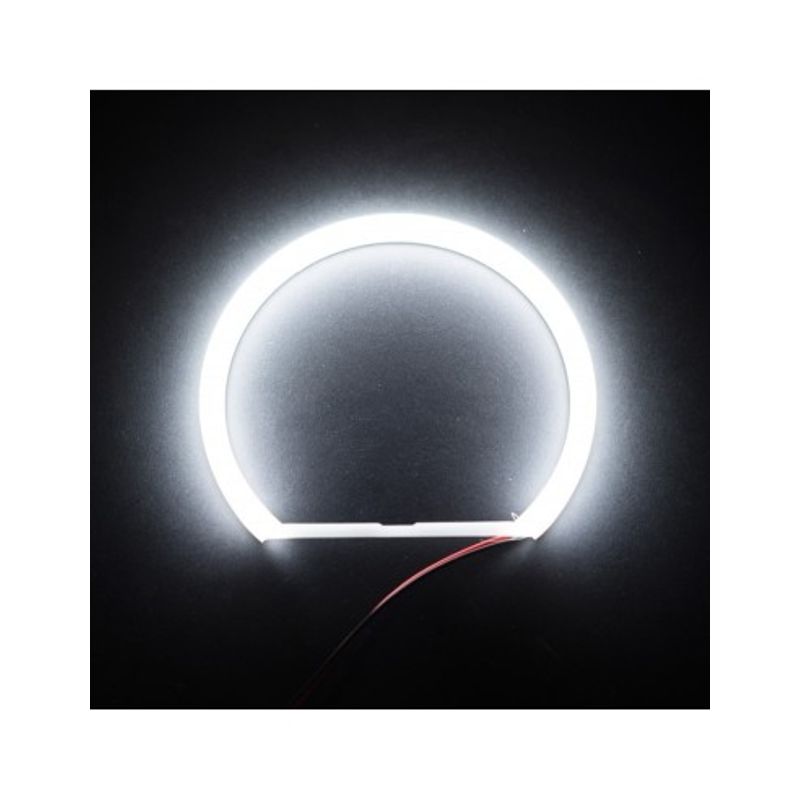 Auto si Moto - Electrice auto - Iluminare si semnalizare - Becuri auto - Kit Angel Eyes LED COTTON cu semnalizare pentru BMW E46 COMPACT 2x106mm semi + 2x131mm - Infinity.ro