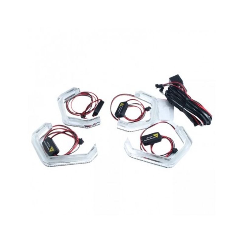 Auto si Moto - Electrice auto - Iluminare si semnalizare - Becuri auto - Kit Angel Eyes Iconic M4 Style pentru BMW Seria 3 F30, Seria 4 F32 - Infinity.ro