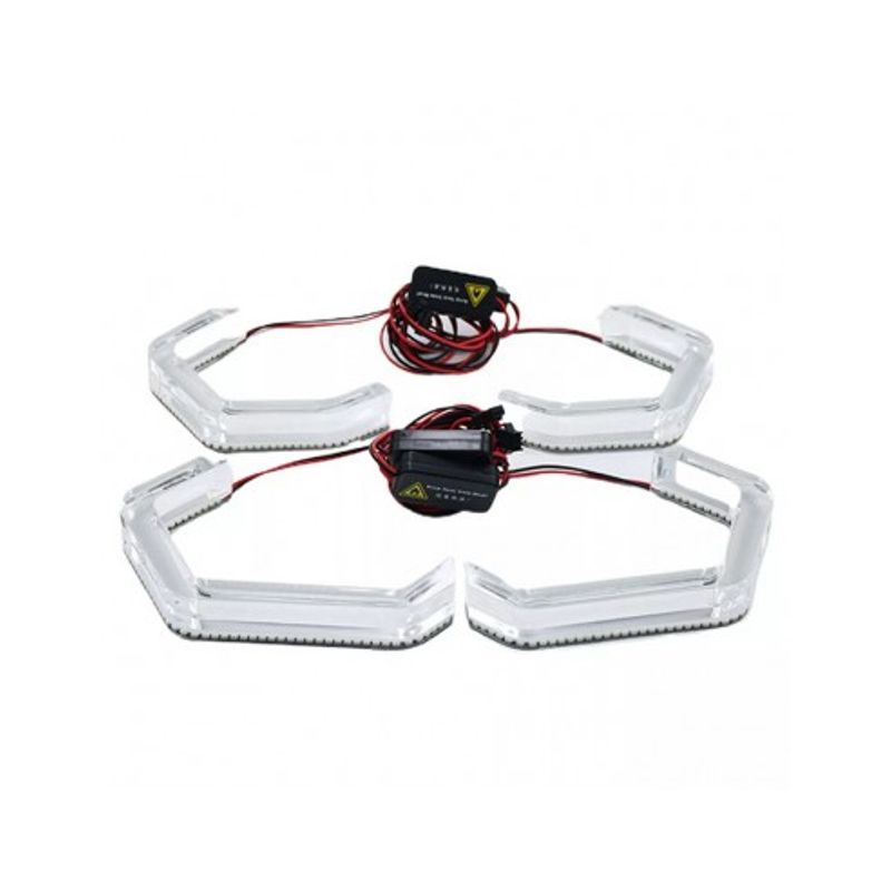 Auto si Moto - Electrice auto - Iluminare si semnalizare - Becuri auto - Kit Angel Eyes Iconic M4 Style pentru BMW Seria 3 F30, Seria 4 F32 - Infinity.ro