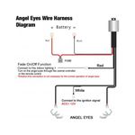 Auto si Moto - Electrice auto - Iluminare si semnalizare - Becuri auto - Kit Angel Eyes Iconic M4 Style pentru BMW Seria 3 F30, Seria 4 F32 - Infinity.ro