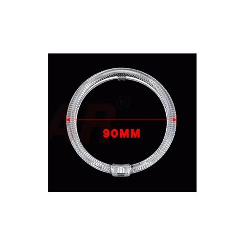 Auto si Moto - Electrice auto - Iluminare si semnalizare - Becuri auto - Set 2 inele LED auto diametru 90mm cu functie Dimming LR-90MM - Infinity.ro