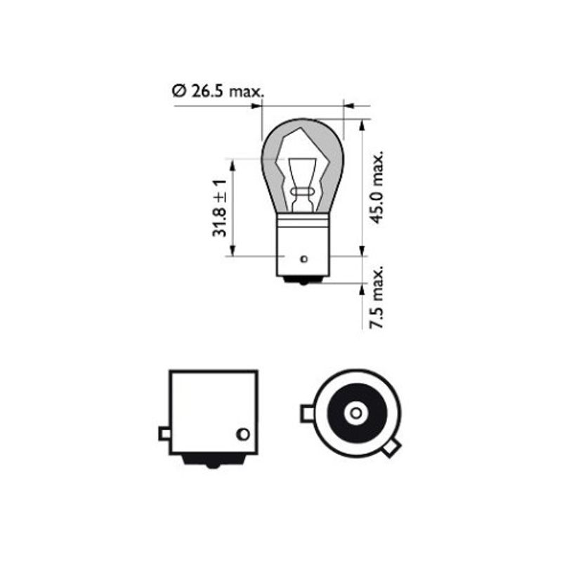 Auto si Moto - Electrice auto - Iluminare si semnalizare - Becuri auto - Set 2 Becuri Pentru Semnalizare PY21W 12v Philips - Infinity.ro