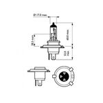 Auto si Moto - Electrice auto - Iluminare si semnalizare - Becuri auto - Set 2 becuri auto Philips H4 Racing Vision GT200 +200% 12V 55W - Infinity.ro