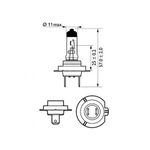 Auto si Moto - Electrice auto - Iluminare si semnalizare - Becuri auto - Set 2 Becuri Far H7 55w 12v Visionplus Philips - Infinity.ro