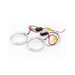 Auto si Moto - Electrice auto - Iluminare si semnalizare - Becuri auto - Set 2 inele LED auto diametru 95mm cu functie Dimming LR-95MM - Infinity.ro