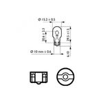 Auto si Moto - Electrice auto - Iluminare si semnalizare - Becuri auto - Set 2 Becuri W16W, 12v, Philips - Infinity.ro