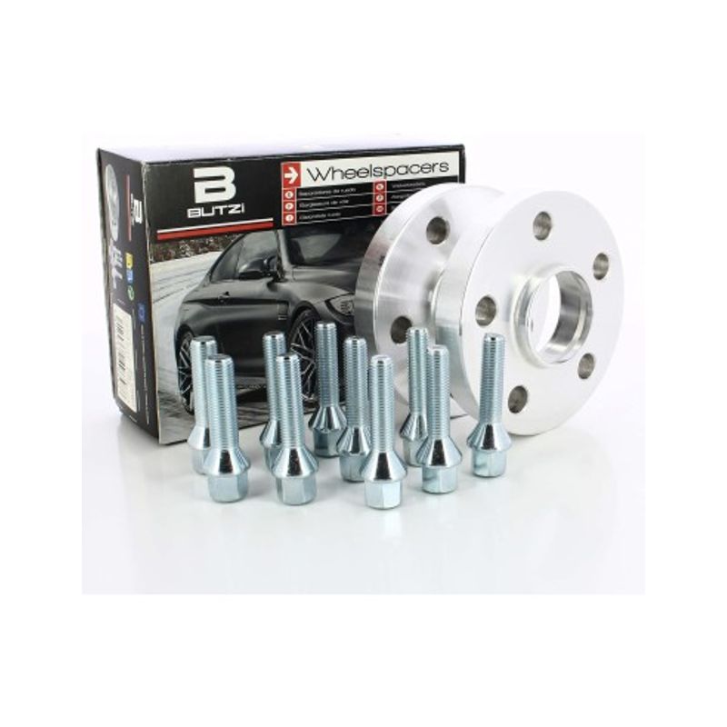Auto si Moto - Piese auto si accesorii - Piese auto - Tuning - Set doua distantiere roti auto 5x112 pe 20mm 66.6 plus prezoane M14x1.50 pentru BMW, Mercedes-Benz, MINI - Infinity.ro