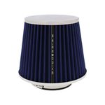 Auto si Moto - Piese auto si accesorii - Caroserie - Ornamente exterior auto - Filtru sport universal de admisie a aerului auto, albastru 120x157x150mm cu adaptori - Infinity.ro