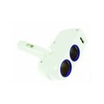 Auto si Moto - Electronice auto - Accesorii electronice auto - Priza dubla cu port USB Bottari - Infinity.ro