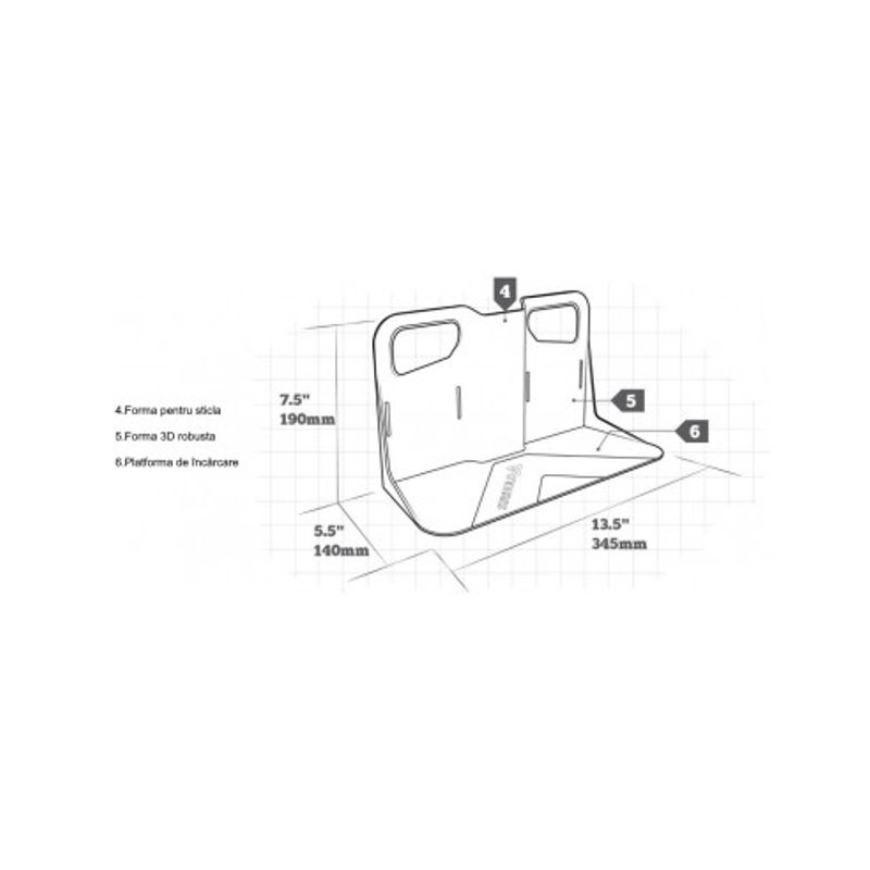 Auto si Moto - Piese auto si accesorii - Interior auto - Accesorii interior - Set Organizator portbagaj pentru fixare bagaje 2buc si 4 curele Stayhold Gri - Infinity.ro