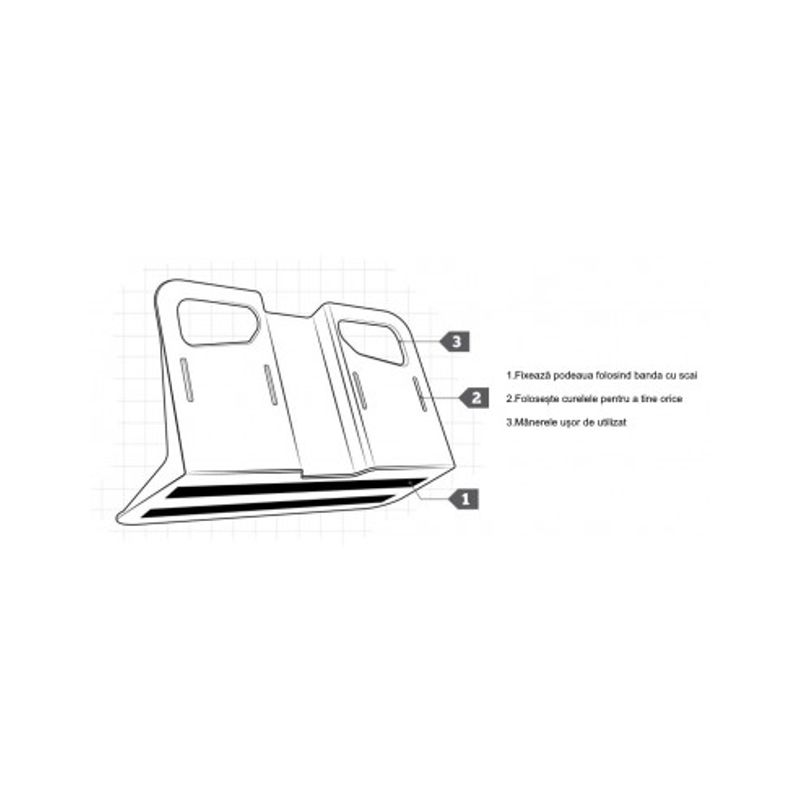 Auto si Moto - Piese auto si accesorii - Interior auto - Accesorii interior - Set Organizator portbagaj pentru fixare bagaje 2buc si 4 curele Stayhold Gri - Infinity.ro