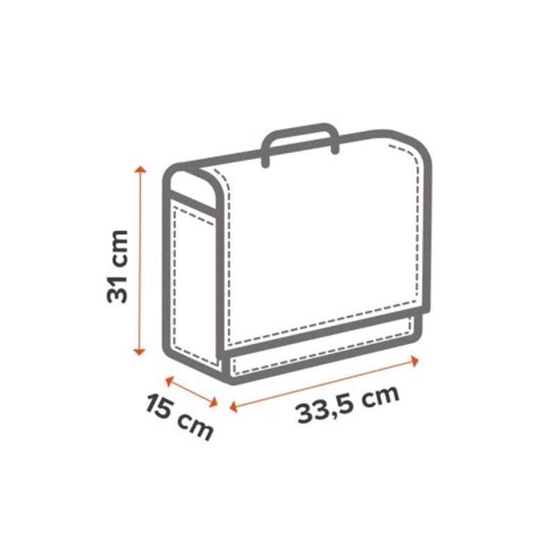 Auto si Moto - Piese auto si accesorii - Interior auto - Accesorii interior - Geanta depozitare portbagaj Carpassion L 33.5X15X31 cm - Infinity.ro