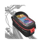 Sport si Outdoor - Ciclism - Accesorii pentru biciclete - Cosuri si portbagaje biciclete - Gentuta Impermeabila Pentru Bicicleta Cu Suport Telefon Heyner - Infinity.ro