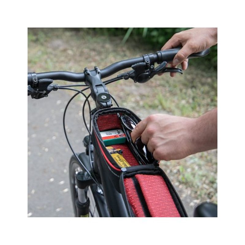 Sport si Outdoor - Ciclism - Accesorii pentru biciclete - Cosuri si portbagaje biciclete - Gentuta Impermeabila Pentru Bicicleta Cu Suport Telefon Heyner - Infinity.ro