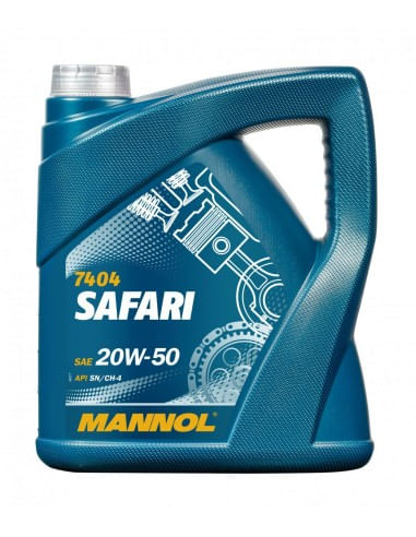 Ulei motor MANNOL SAFARI 20W50, 4L