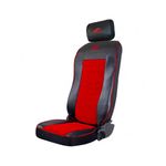Auto si Moto - Intretinere auto - Huse auto - Set Huse Scaun Volvo 2000-2004 Piele Ecologica Neagra + Velvet Rosu - Infinity.ro