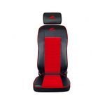 Auto si Moto - Intretinere auto - Huse auto - Set Huse Scaun Volvo 2000-2004 Piele Ecologica Neagra + Velvet Rosu - Infinity.ro