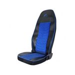 Auto si Moto - Intretinere auto - Huse auto - Set Huse Scaun Volvo Euro 5 Piele Ecologica Neagra + Velvet Albastru - Infinity.ro