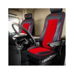 Auto si Moto - Intretinere auto - Huse auto - Set Huse Scaun Volvo 2000-2004 Piele Ecologica Neagra + Velvet Rosu - Infinity.ro