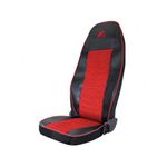 Auto si Moto - Intretinere auto - Huse auto - Set Huse Scaun Volvo Euro 5 Piele Ecologica Neagra + Velvet Rosu - Infinity.ro