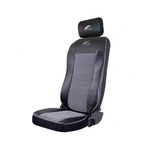 Auto si Moto - Intretinere auto - Huse auto - Set Huse Scaun Volvo 2000-2004 Piele Ecologica Neagra + Velvet Gri - Infinity.ro