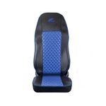 Auto si Moto - Intretinere auto - Huse auto - Set Huse Scaun Scania Seria R 2006-2020  Piele Ecologica Neagra + Albastru - Infinity.ro