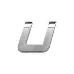 Auto si Moto - Piese auto si accesorii - Caroserie - Ornamente exterior auto - Ornament Auto 3D Litera U 26 MM Cromat - Infinity.ro