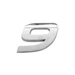 Auto si Moto - Piese auto si accesorii - Caroserie - Ornamente exterior auto - Ornament Auto 3D Cifra 9 26 MM Cromat - Infinity.ro