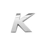 Auto si Moto - Piese auto si accesorii - Caroserie - Ornamente exterior auto - Ornament Auto 3D Litera K 26 MM Cromat - Infinity.ro