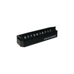 Auto si Moto - Piese auto si accesorii - Interior auto - Accesorii interior - Caseta numar telefon cu cifre magnetice pentru parcare temporara Xenon Bright - Infinity.ro