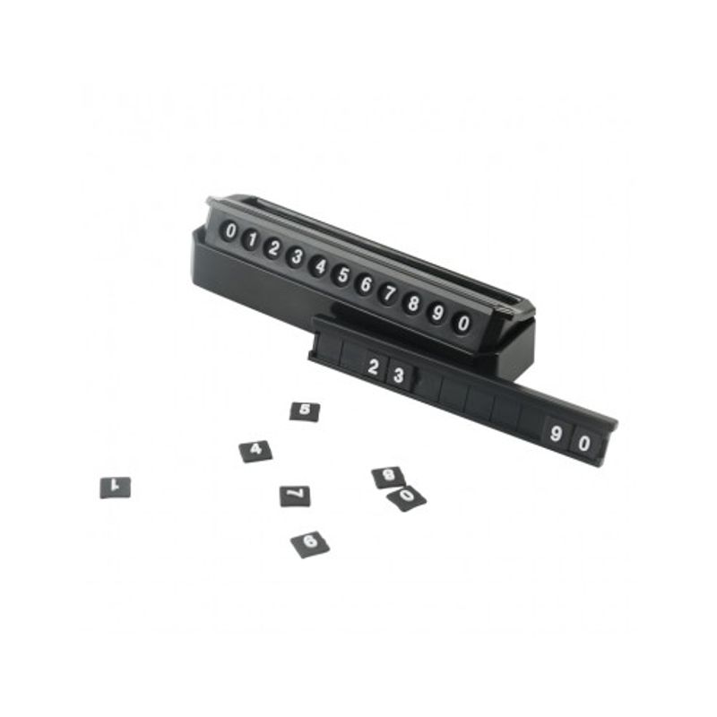 Auto si Moto - Piese auto si accesorii - Interior auto - Accesorii interior - Caseta numar telefon cu cifre magnetice pentru parcare temporara Xenon Bright - Infinity.ro