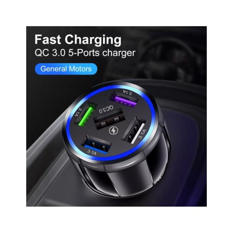 Auto si Moto - Electronice auto - Accesorii electronice auto - Incarcator auto 12-24V Fast Charge cu port USB si QC3.0 - BK359 - Infinity.ro
