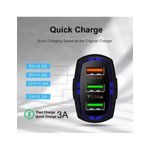 Auto si Moto - Electronice auto - Accesorii electronice auto - Incarcator auto 12-24V Fast Charge cu port USB, PD(Type-C) si QC3.0 - BK351 - Infinity.ro