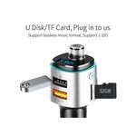 Auto si Moto - Electronice auto - Accesorii electronice auto - Modulator FM 12-24V Bluetooth 5.0 cu functie de incarcator auto Super Charge 3.0 si port USB C - BC42 - Infinity.ro