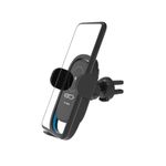 Auto si Moto - Piese auto si accesorii - Interior auto - Accesorii interior - Suport auto grila ventilatie + ventuza 15W motorizat cu incarcare wireless Qi Standard Fast Charge Type-C - CWCPH-D6 - Infinity.ro