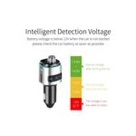 Auto si Moto - Electronice auto - Accesorii electronice auto - Modulator FM 12-24V Bluetooth 5.0 cu functie de incarcator auto Super Charge 3.0 si port USB C - BC42 - Infinity.ro