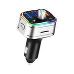 Auto si Moto - Electronice auto - Multimedia auto - Modulator FM 12-24V Bluetooth 5.0 cu functie de incarcator auto 20W Super Charge 3.0 si port USB C - BC62 - Infinity.ro