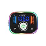 Auto si Moto - Electronice auto - Multimedia auto - Modulator FM 12-24V Bluetooth 5.0 cu functie de incarcator auto 20W Super Charge 3.0 si port USB C - BC62 - Infinity.ro